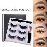 KIT DE PESTAÑAS MAGNETICAS - ENVIO GRATIS